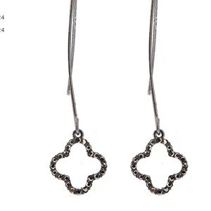 Elegant Silver Drop Earrings